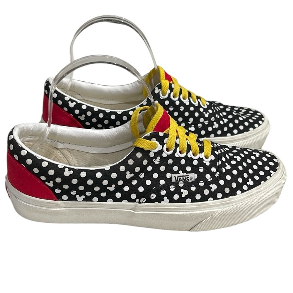 Disney Polka Dot Sneakers - Black, White, Red, Yellow